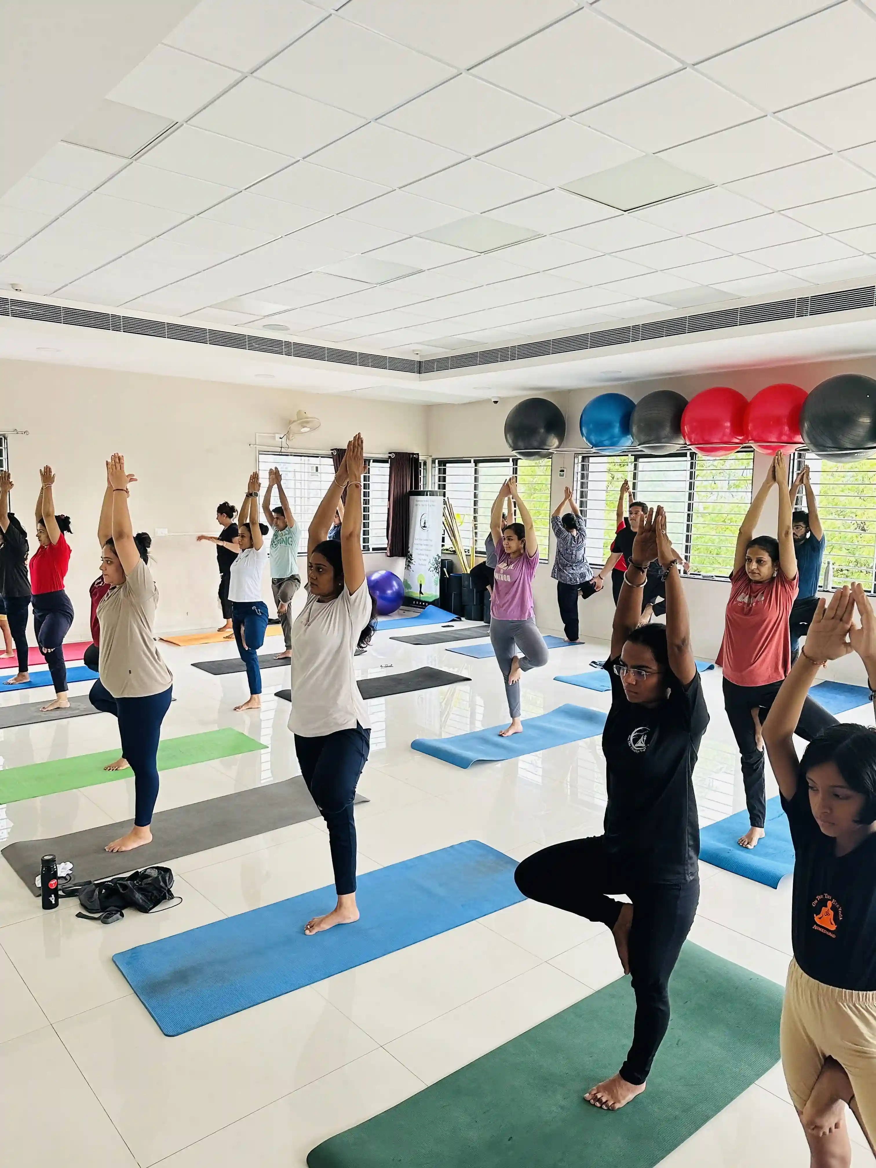 Yoga studio near Croma New Maninagar